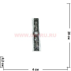 Часы с камнями (M-142) чёрный цена за упаковку из 12шт - фото 100975
