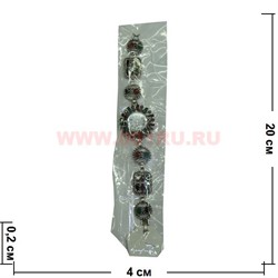 Часы с камнями (M-103) разнокамни круг-квадрат цена за упаковку из 12шт - фото 101073