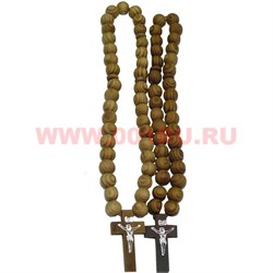 Чётки христианские деревянные (H-34) цена за упаковку из 12шт - фото 101142