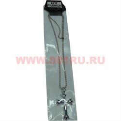 Цепочка с крестиком 12 шт/уп - фото 101148