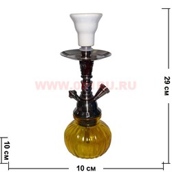 Кальян на 1 трубку малый 29 см, цвета в ассортименте (24 шт/кор) - фото 102287