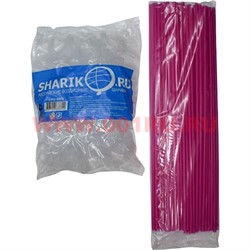 Палочки с креплением (розеткой) сиреневые 100 шт для шариков - фото 102655