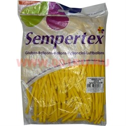 Воздушный шар латексный Sempertex Yellow 100 шт для рукоделия - фото 102771
