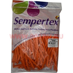 Воздушный шар латексный Sempertex Orange 100 шт для рукоделия - фото 102777