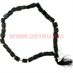 Четки из граненного обсидиана черные - фото 102829