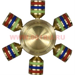 Spinner Fidget спиннер игрушка из латуни в коробочке - фото 102926