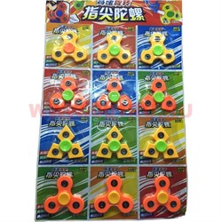 Игрушка Спиннер пластиковый 4 вида цена за 12 шт - фото 103159