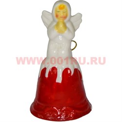 Колокольчик из фарфора 2 вида 12 см (KL-1102) 144 шт/кор - фото 103168