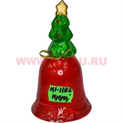 Колокольчик из фарфора 2 вида 12 см (KL-1102) 144 шт/кор - фото 103170