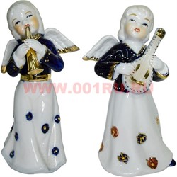 Ангелочки «музыканты» фарфоровые (KL-283) 15 см - фото 103284