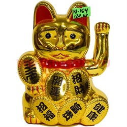 Кот манэки-нэко (KL-154) из пластика 14,5 см на 1 АА батарейку 120 шт/кор - фото 103303