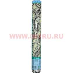 Хлопушка новогодняя с долларами 38 см - фото 103323