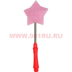 Палочка светящаяся "пружинка" большая 3 вида (звездочки, сердечки, цветы) - фото 103337