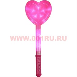 Светяшка игрушка "сердечко" цвет ассортимент 37 см, 300 шт/кор, 100 шт/блок - фото 103350