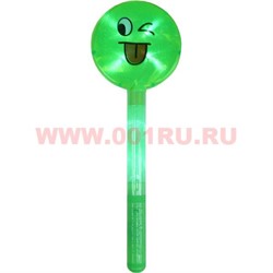 Светяшка игрушка "смайлик" в ассортименте 24 шт/упаковка - фото 103379