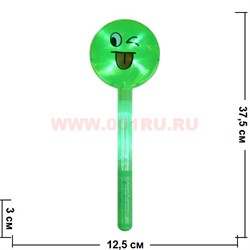 Светяшка игрушка "смайлик" в ассортименте 24 шт/упаковка - фото 103380
