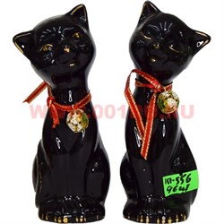 Котики парочка (KL-556) из фарфора 12 см высота 96 шт\кор цена за пару - фото 103555