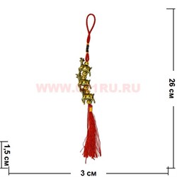 Подвеска 3 козы под бронзу цена за 10 шт - фото 103871
