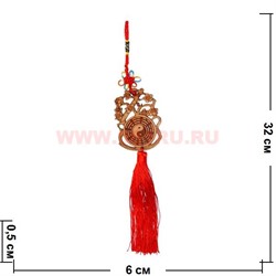 Подвеска Фэншуй деревянная "Инь Ян", цена за 10 шт - фото 104121