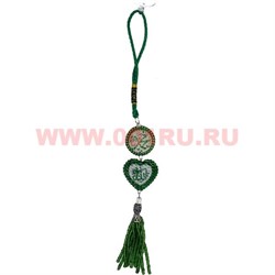 Подвеска мусульманская зеленая 12 шт/упаковка - фото 104915