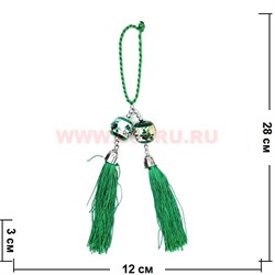 Подвеска мусульманская зеленая 12 шт/упаковка - фото 104928