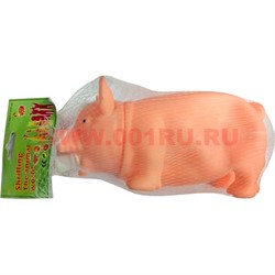 Игрушка "свинья" со звуком резиновая, 120 шт/кор - фото 104951