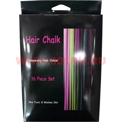 Мелки для волос Hair Chalk 36 шт/уп - фото 105393