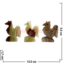 Петух из оникса 2 дюйма 5,5 см (10 шт/уп) - фото 105873