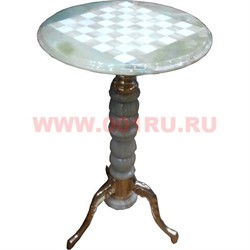 Шахматный столик 63х38 см на металлических ножках - фото 105922