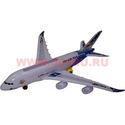 Самолет Airbus A380 2 модели 45 см (ездит) Игрушка музыкальная - фото 105934