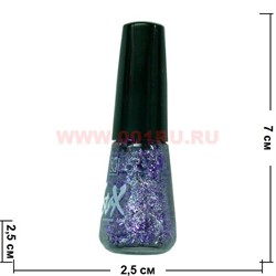 Лак для ногтей StaX 6 мл с мелкими блестками в ассортименте - фото 106232