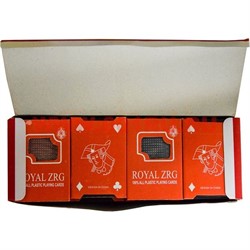 Карты игральные 54 карты LuckRoyal 12 шт/уп 144 шт/коробка - фото 106603