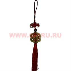 Амулет подвеска (HN-885) "узел удачи+цветок из монет" - фото 108198