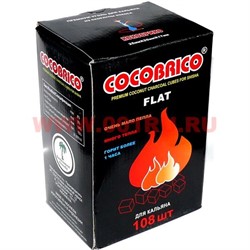 Уголь для кальяна кокосовый Cocobrico Flat (плоский) 108 шт 1 кг - фото 109594