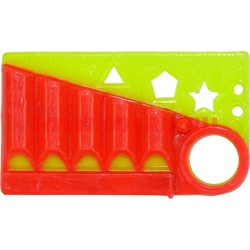 Игрушка Свисток «линейка» цена за 200 шт - фото 109816