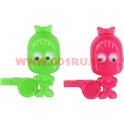 Игрушка Свисток «девочка» цена за 200 шт (E-99) - фото 109828