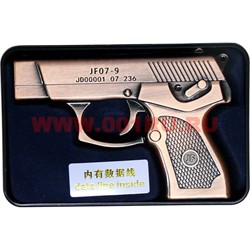 Зажигалка USB пистолет в железной банке - фото 110000