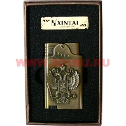 Зажигалка Xintai «двуглавый орел» турбо два сопла - фото 110279
