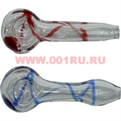 Трубка стеклянная "гантелька" малая 8 см - фото 110311
