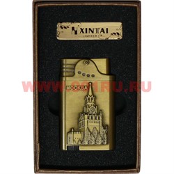 Зажигалка Xintai «Москва и Кремль» турбо два сопла - фото 110549