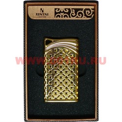 Зажигалка газовая Xintai в коже с логотипами авто - фото 110553