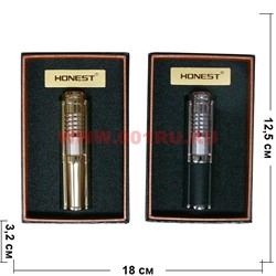 Зажигалка газовая Honest 3 огня турбо 2 цвета - фото 110577