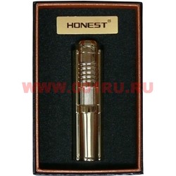 Зажигалка газовая Honest 3 огня турбо 2 цвета - фото 110578