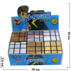 Кубик 6 см головоломка Magiс Cube 2 цвета 6 шт/уп - фото 110752