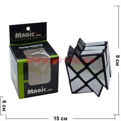 Кубик головоломка 6 см Magic Cube № 339 металлик - фото 110862