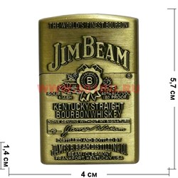 Зажигалка газовая кремневая Jim Beam - фото 111162