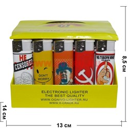 Зажигалка газовая Ognivo-Lighter «графические мемы» 50 шт/бл - фото 111237