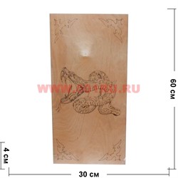 Нарды с рисунками 60 см в ассортименте (береза) - фото 111829