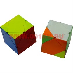 Кубик головоломка Cube 3x3x3 в виде ромбов 58 мм 6 шт/уп - фото 111931