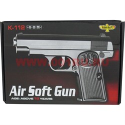 Пистолет K-112 Air Soft Gun из металла - фото 112180